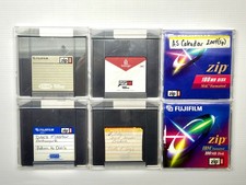 Lot of 6 Zip 100 Disks with Cases