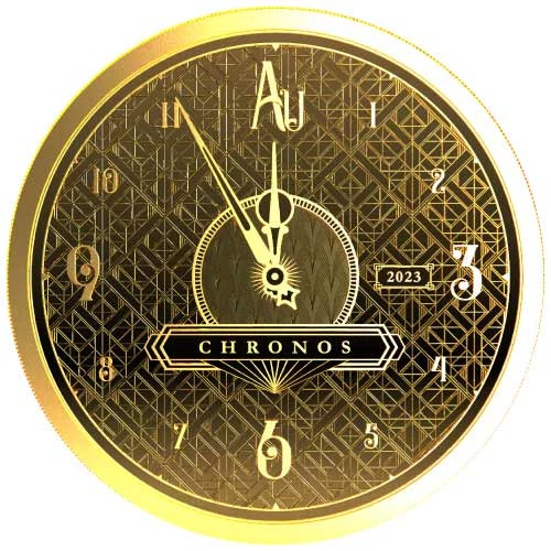 2023 Gold 1 oz Niue Chronos Prooflike Coin - Picture 1 of 2