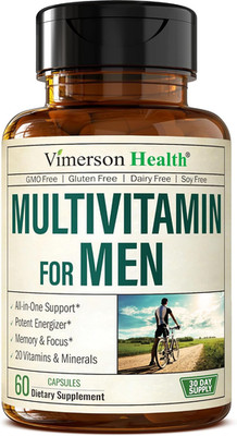 Essential Multivitamins for Men - 60 Capsules for Total Body Wellness