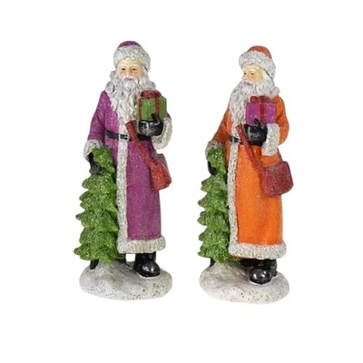 Papá Noel Magenta-Naranja De Werner Voß Para Decoración Navideña Elegante - Imagen 1 de 3