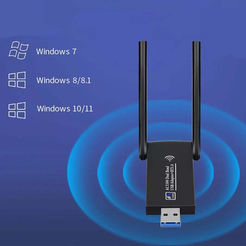 USB Memory Stick Wifi 5 1300mbps And Bluetooth 5.0 Plug Play Windows Mac Mu-Mimo - 第 4/8 張圖片