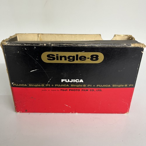 Fujica Single-8 P1 Movie Camera w/ Box, Case & Manual – Vintage Japan - Picture 14 of 14