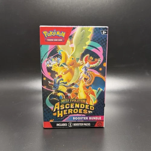 Pokémon TCG: Mega Evolution Ascended Heroes Booster Bundle Sealed New