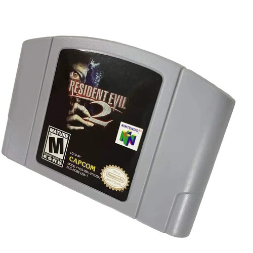 Resident Evil 2 N64 Game Cartridge USA Version – English NTSC-U Retro Survival H