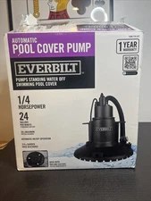 Everbilt HDPCP25 1/4 HP Submersible Pool Cover Pump – Used Untested AS-IS