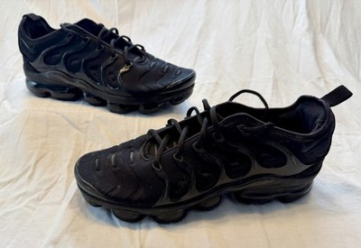 Nike Air VaporMax Plus 924453-004 Triple Black Men's Low Top Sneaker Size 12