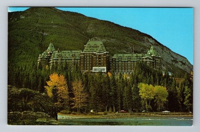 Banff-Alberta, Banff Springs Hotel, Advertising, Vintage Postcard