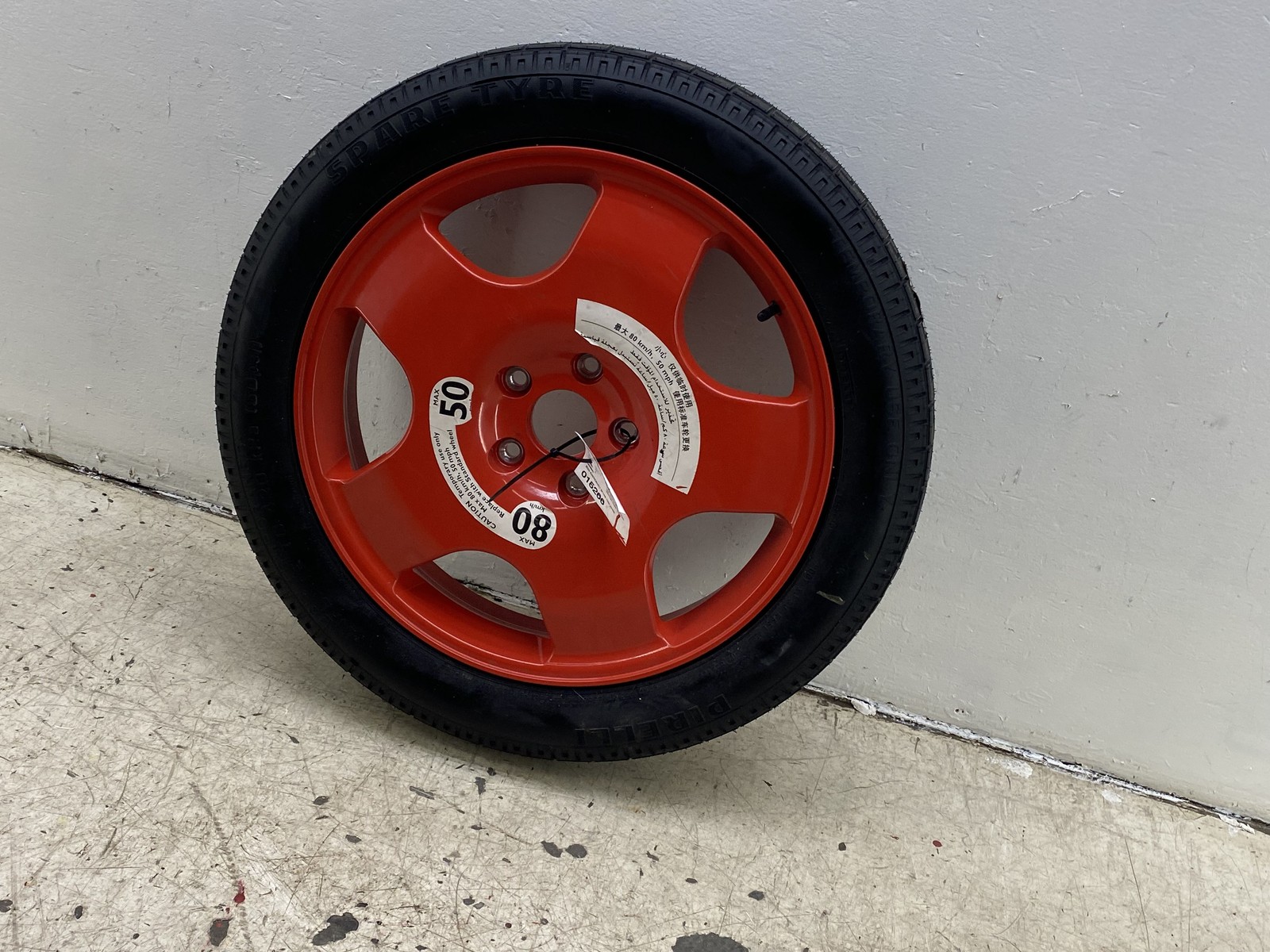 2010-2020 BENTLEY MULSANNE OEM 20X5 EMERGENCY SPARE TIRE WHEEL RIM DONUT