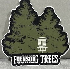 F****** Trees DG Sticker Disc Golf Luggage Bag Vehicle Decor Collectible 3&rdquo;