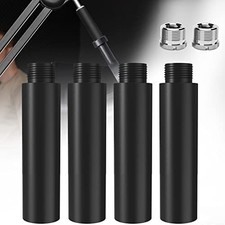 Mic Stand Extension Tube, 4 Pieces Microphone Extension Pipe Microphone 4 PCS