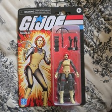 2021 Hasbro GI Joe Retro Collection Scarlett 3.75 Walmart Exclusive MOC