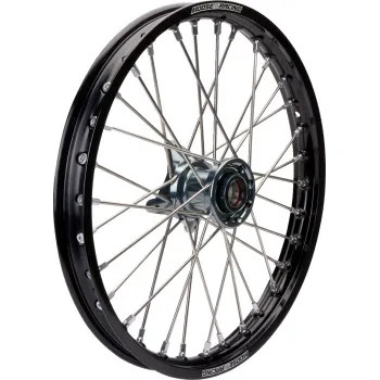 Moose Blk SX1 Complete Front Wheel 17x1.4 Gray Hub KTM 85 SX 17/14 12-25