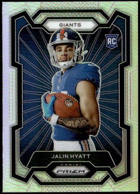 2023 Panini Prizm #311 Jalin Hyatt Rookie Variations Prizms Silver E1