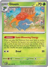 Gloom 044/165 SV: Scarlet & Violet 151 Lightly Played EN Pokemon