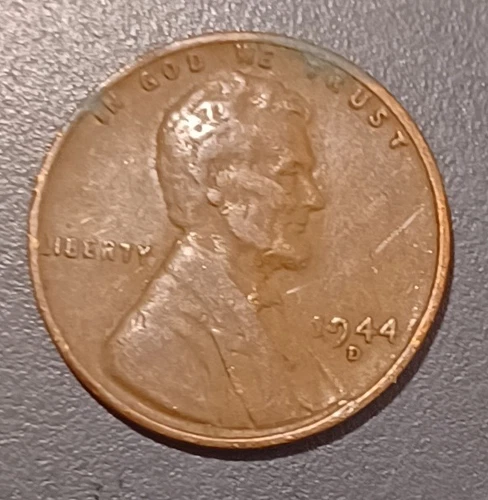 1944-D Lincoln Wheat Cent/Penny US Old Coin Circulated (#2)