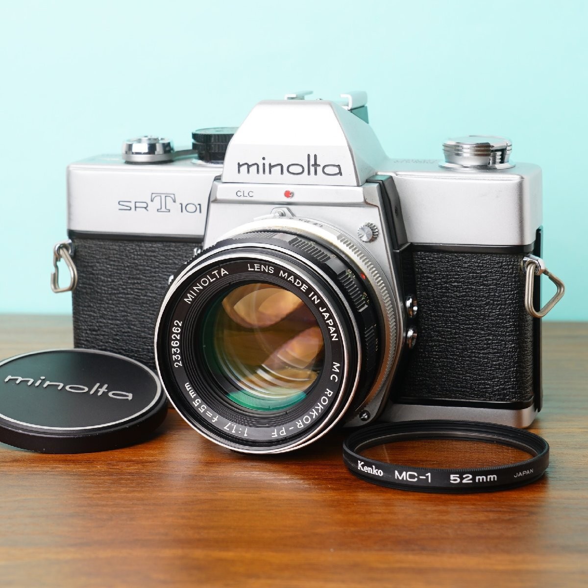 ミノルタ minolta SRT101 55mm f1.7 minolta srt 101 + minolta