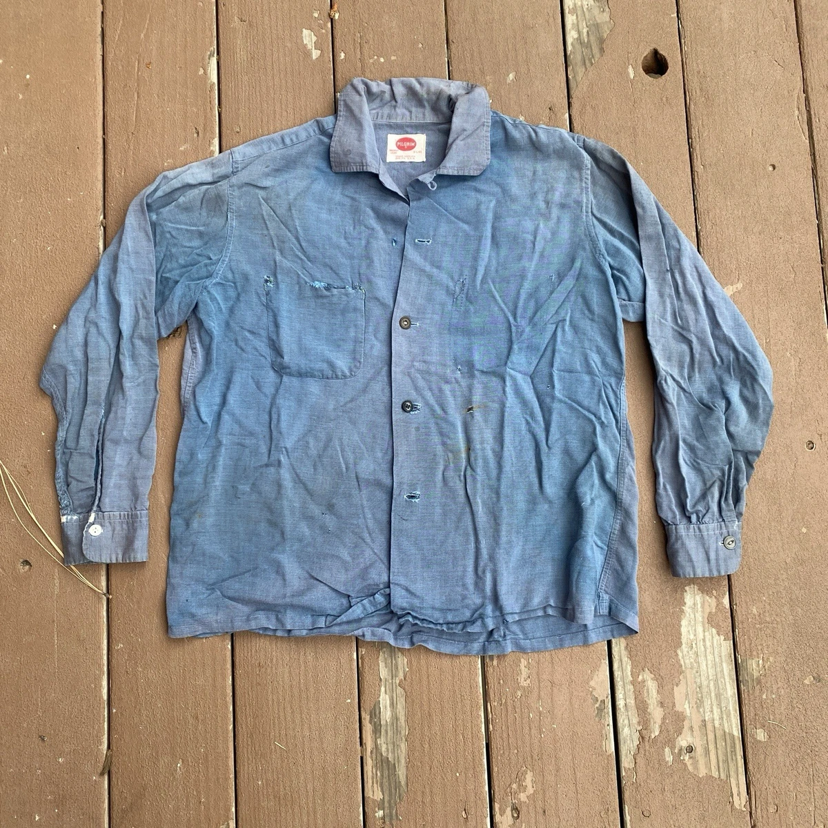 Vintage Pilgrim Shirt In Men's Vintage Casual Shirts for sale | eBay