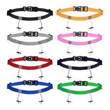 Triathlons Race Number Belt with Loops Outdoor Activities Running Bib Holder