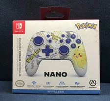 Authentic POWER A NANO ENHANCED WIRELESS Controller (POKEMON PIKACHU) Brand New