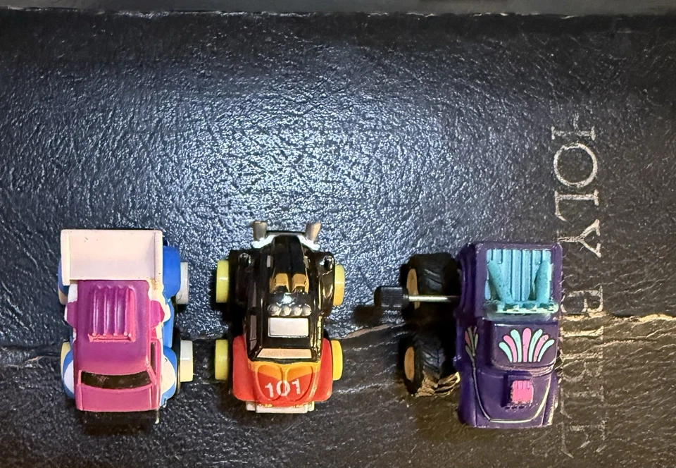 Micro Machines Stunt Maniacs Baja Beetle Chevy Van - Crankers 56’ Ford Pick Up - Image 2 of 4