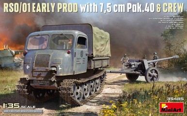 Miniart 35485 1/35 RSO/01 Early Prod. with 7.5 Cm Pak.40 & Crew