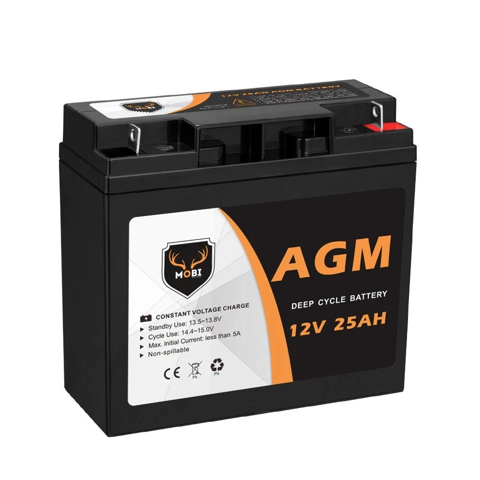 Mobi 12V 25AH AGM Battery 