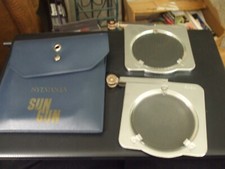 Sylvania Sun Gun 602A 602C Mounted Glass Movie Light Adjust Lenses