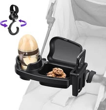 Universal Stroller Snack Tray 3 in 1 Stroller Cup Holder With Phone Holder