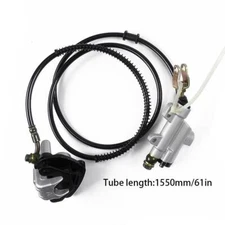 Go Kart Golf Cart ATV Rear Hydraulic Brake Assembly Caliper Master Cylinder Kit