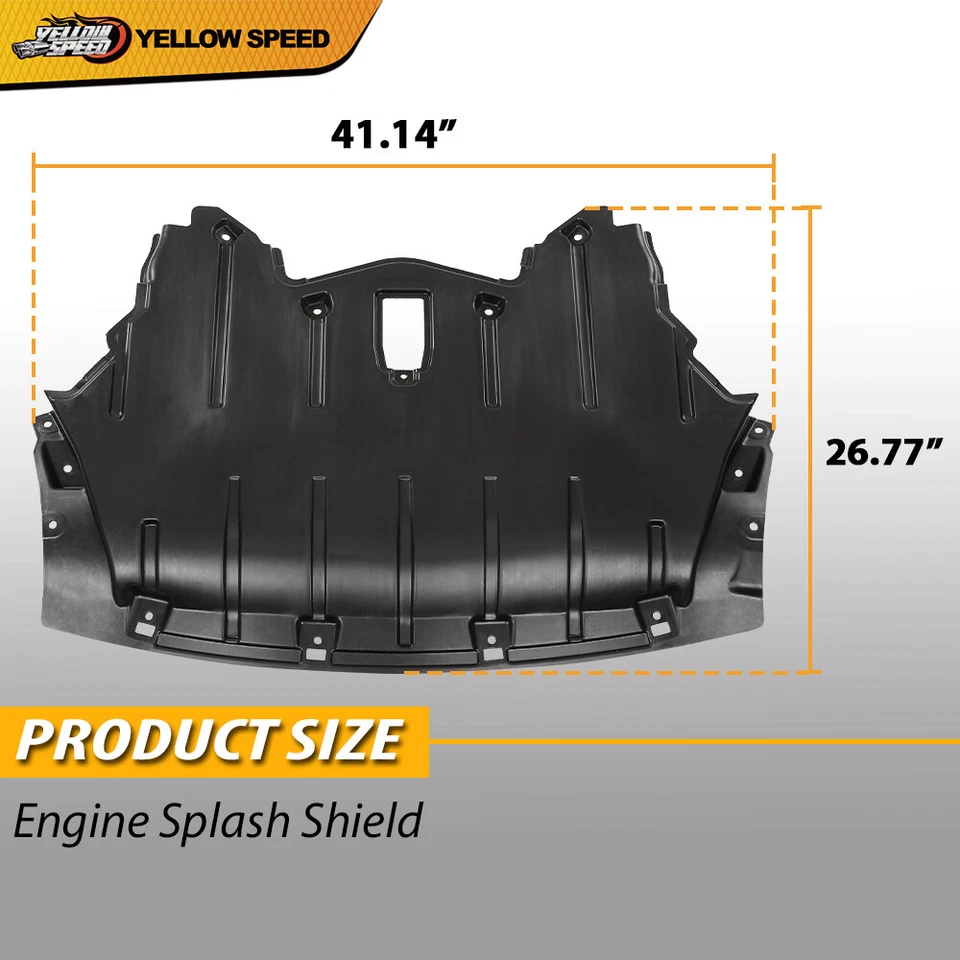 Черный передний защитный брызговик панели двигателя для BMW X5 2011-2013 годов выпуска - Изображение 3 из 4