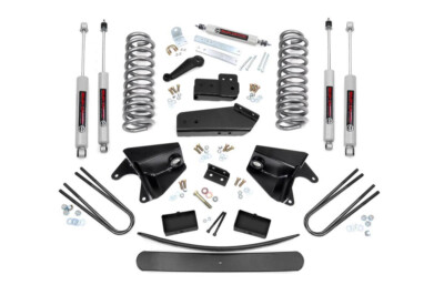 Rough Country for Ford F150/Bronco 6'' Suspension Lift Kit 80-96 4wd w/Shocks