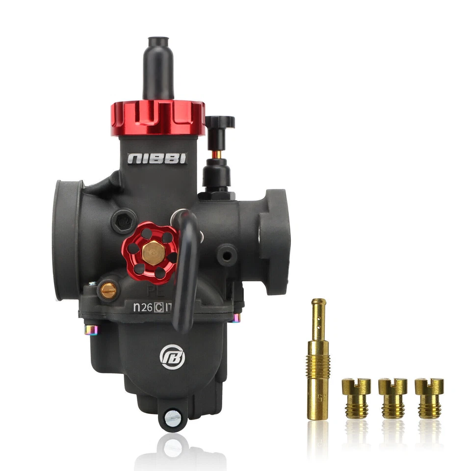 NIBBI PE 26mm Race Carburetor For Honda XR200 1980-84 XR200R 81-02 Dirt Pit Bike - Image 2 of 4