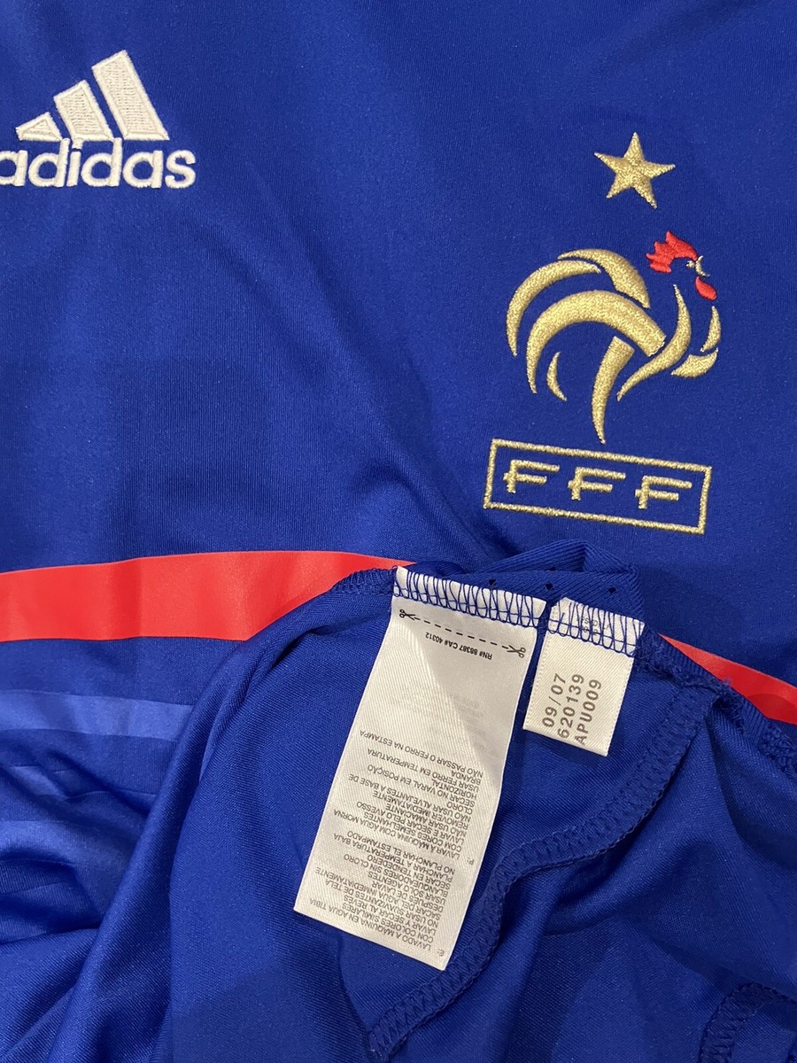 2007-08 France Adidas FIFA World Cup Euro Football Shirt Soccer