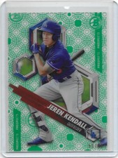2018 Bowman High Tek Prospects Green Rainbow #PHTJK Jeren Kendall /99 