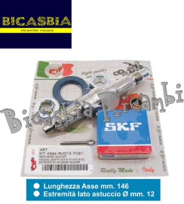 4599 KIT ASSE RUOTA POSTERIORE PIAGGIO 50 2T ZIP FAST RIDER RST