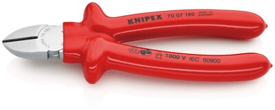 Knipex 70 07 180 VDE isolierte Seitenschneider-Zange (Snips) 180 mm
