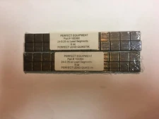 PERFECT .25 oz  SELF ADHESIVE STICK ON UNCOATED LEAD WHEEL WEIGHTS-48 PCS