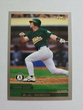 A.J. HINCH 2000 TOPPS BASEBALL CARD # 349 E2064