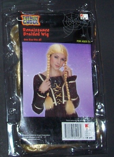 Pelucas Disfraz Halloween Niñas Elige Bruja Princesa Renacimiento Edades 3+ - Imagen 4 de 11