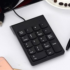 USB Wired Number Pad Numeric Keypad Number Keyboard For Laptop Desktop 18 key UK