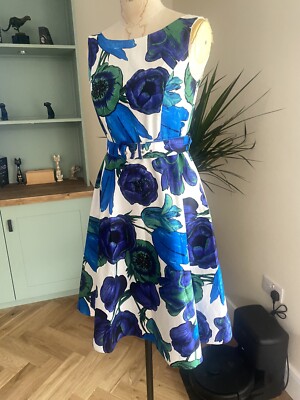 PETITE COLLECTION DEBENHAMS SIZE 12 FLORAL COTTON