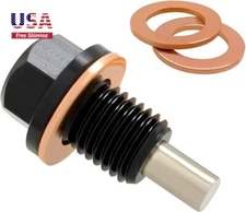 Magnetic Oil Drain Plug M14 X1.5 T6 Aluminum Drain Nut Bolt For Most Cars Engine