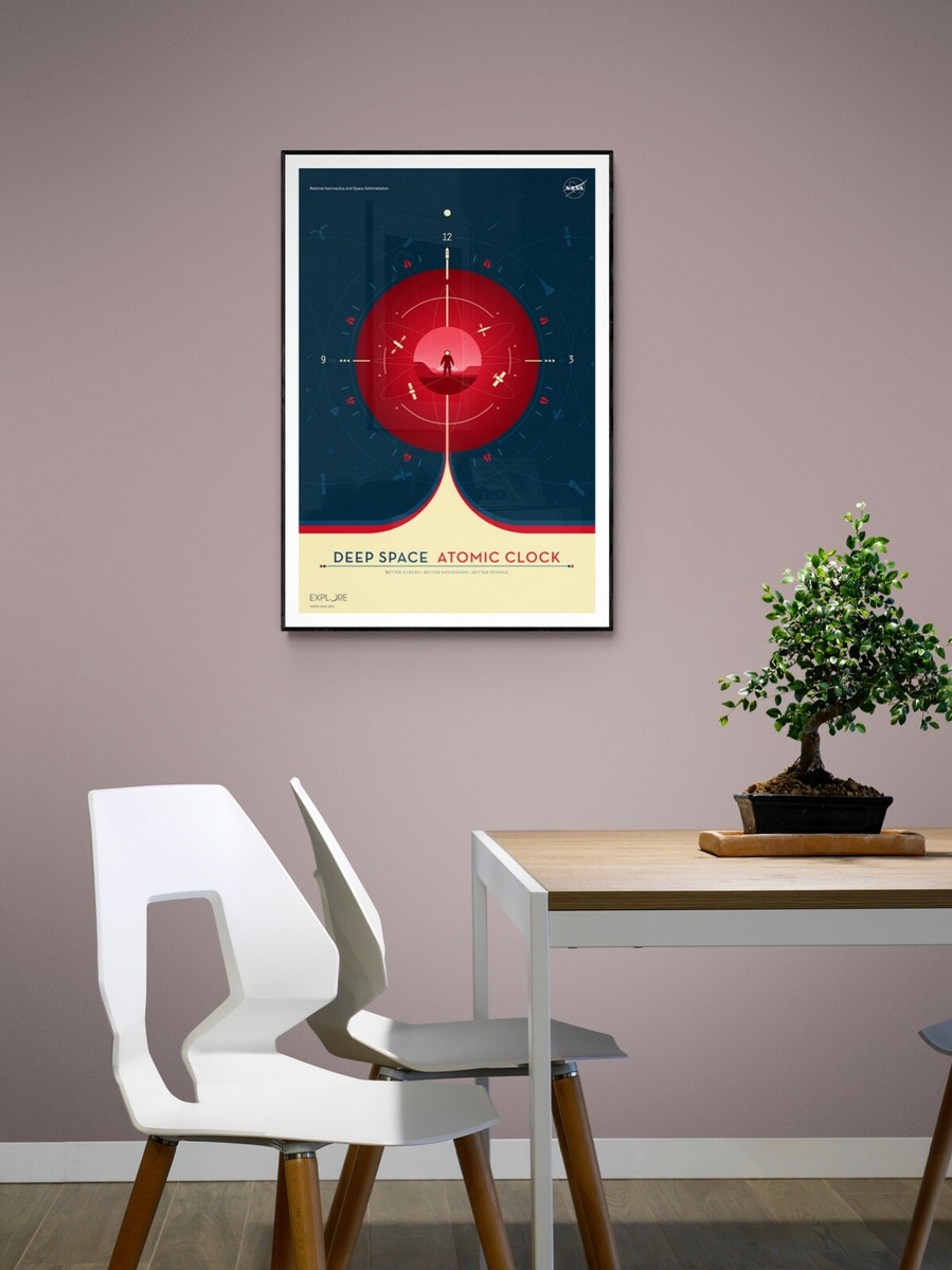 NASA - Deep Space Atomic Clock - Retro Space Exploration Travel