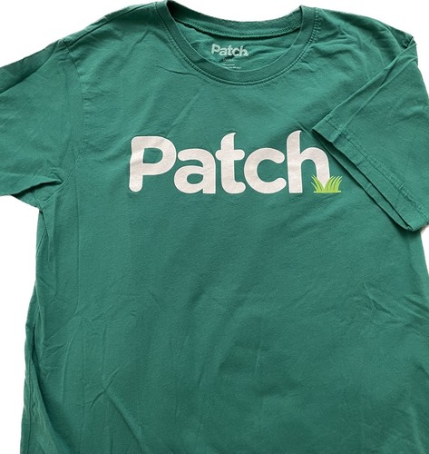 NEW Patch.com AOL Media Short Sleeve T-Shirt Collectible - Unisex Adult S - Picture 2 of 3