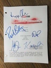 WANDA VISION Full CAST signed Pilot script Marvel Elizabeth Olsen Paul Bettany