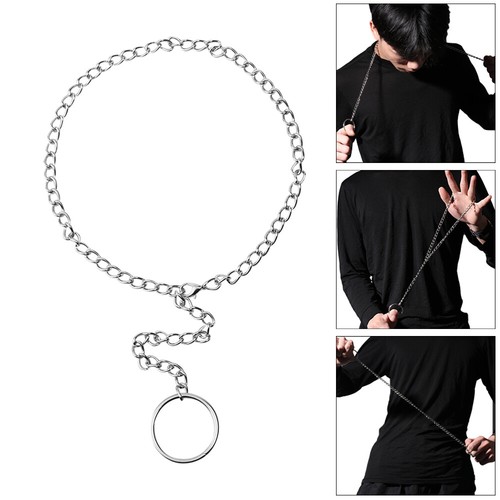 Men Punk Gothic Handmade Round Metal 