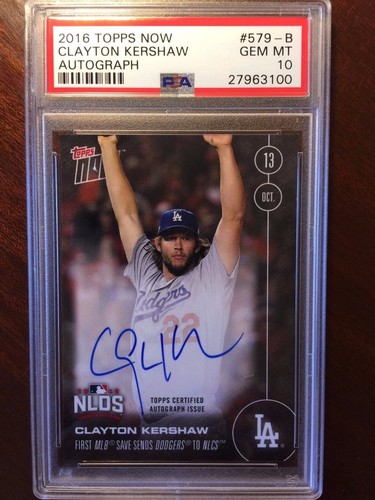 2016 Topps Now 579 Clayton Kershaw
