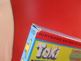 Toki (Nintendo NES) COMPLETE w/ Box manual game WORKS!