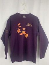 Vintage Oneita Medium Purple Fall Werther by Jules Massenet Opera 1997 Sweater