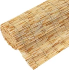 4M Wide Split Reed Bamboo Natural Garden Outdoor Fencing Privacy Screening Rolls